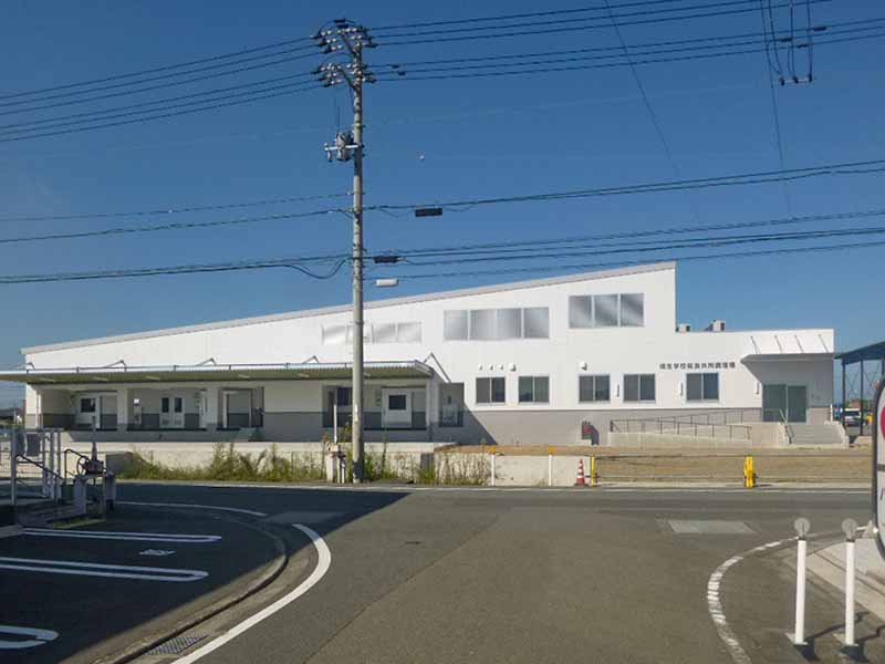 (仮称)松山市新垣生学校給食共同調理場　外観