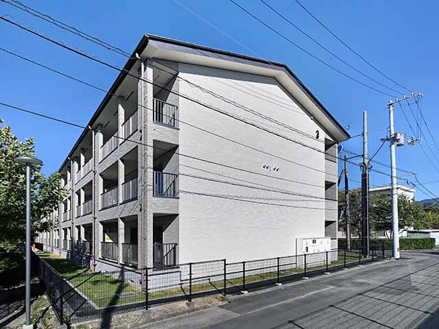 松山刑務所職員宿舎新営　外観 東北面